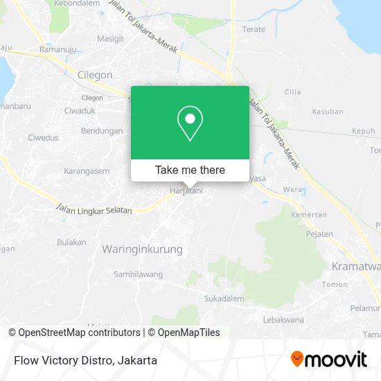 Flow Victory Distro map