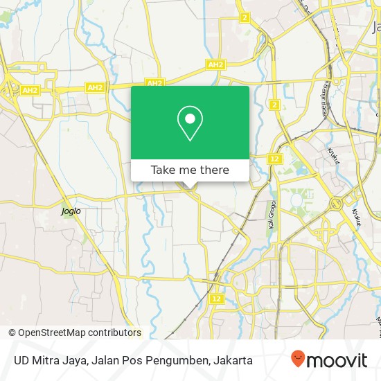 UD Mitra Jaya, Jalan Pos Pengumben map