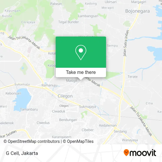 G Cell map