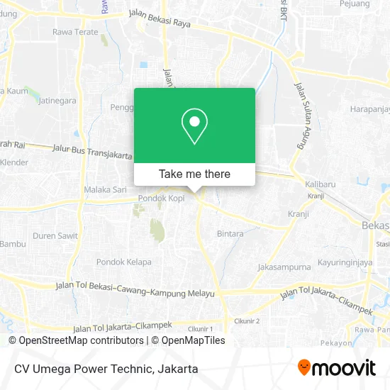 CV Umega Power Technic map