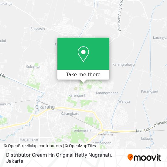 Distributor Cream Hn Original Hetty Nugrahati map