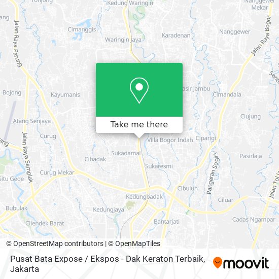 Pusat Bata Expose / Ekspos - Dak Keraton Terbaik map