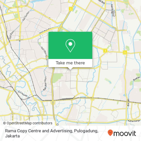 Rama Copy Centre and Advertising, Pulogadung map