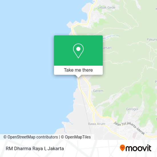 RM Dharma Raya I, Jalan R e Martadinata map