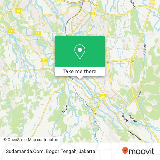 Sudamanda.Com, Bogor Tengah map