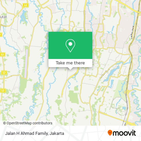 Jalan H Ahmad Family map