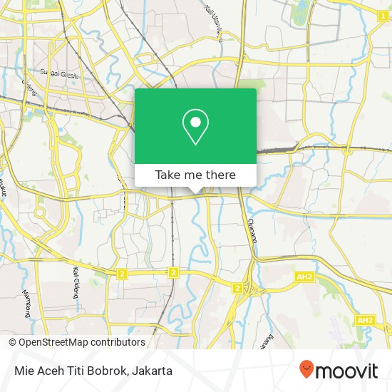 Mie Aceh Titi Bobrok map