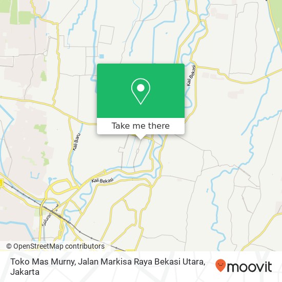 Toko Mas Murny, Jalan Markisa Raya Bekasi Utara map