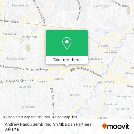 Andrew Pandu Sembiring, Sh,Mba Dan Partners map