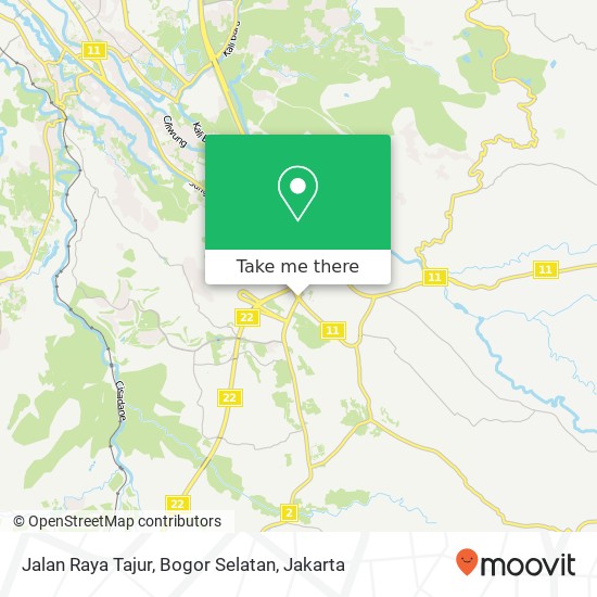 Jalan Raya Tajur, Bogor Selatan map