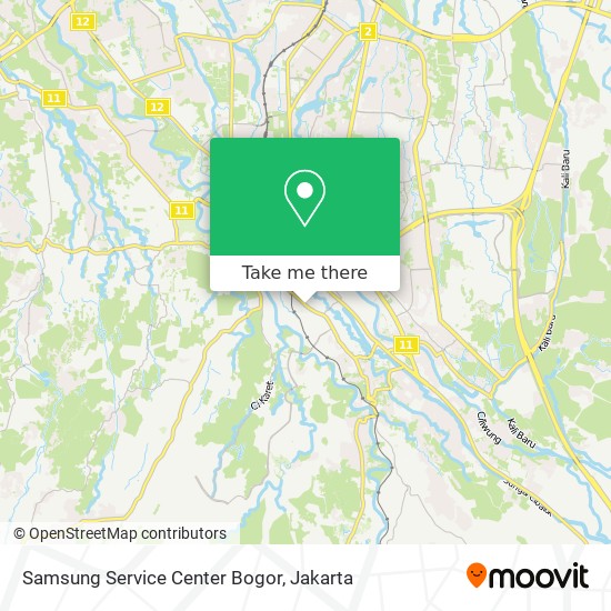 Samsung Service Center Bogor map