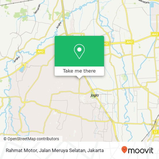 Rahmat Motor, Jalan Meruya Selatan map