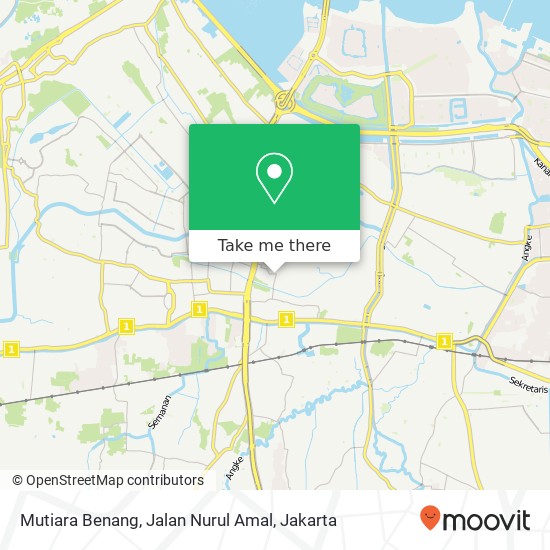 Mutiara Benang, Jalan Nurul Amal map