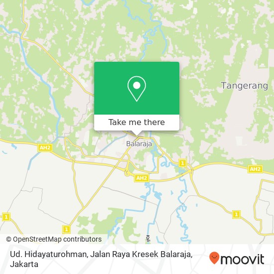 Ud. Hidayaturohman, Jalan Raya Kresek Balaraja map