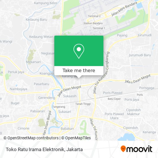 Toko Ratu Irama Elektronik map