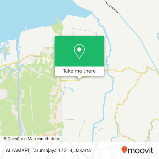 ALFAMART, Tarumajaya 17218 map