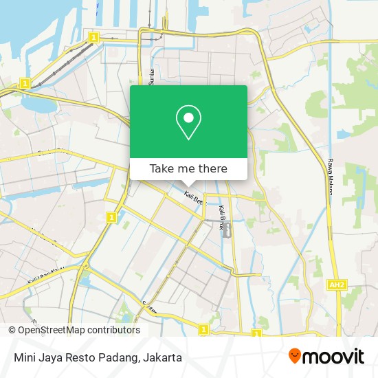 Mini Jaya Resto Padang map