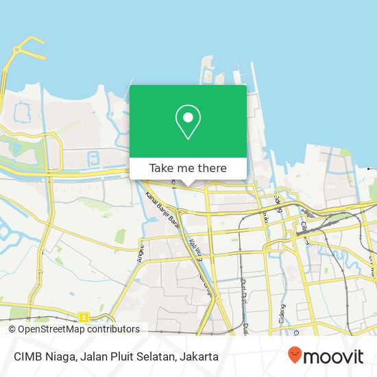 CIMB Niaga, Jalan Pluit Selatan map