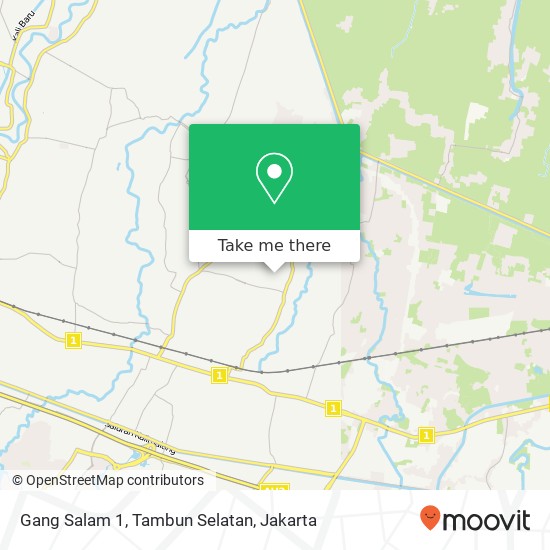 Gang Salam 1, Tambun Selatan map