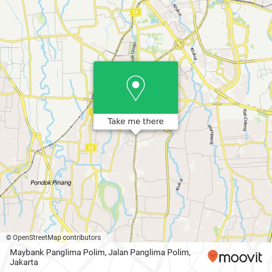 Maybank Panglima Polim, Jalan Panglima Polim map