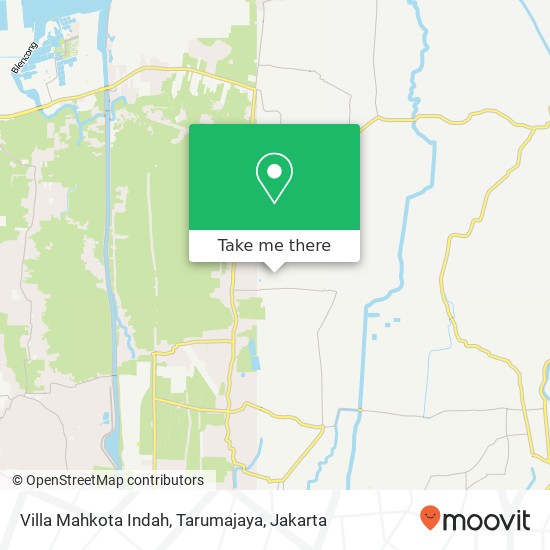 Villa Mahkota Indah, Tarumajaya map