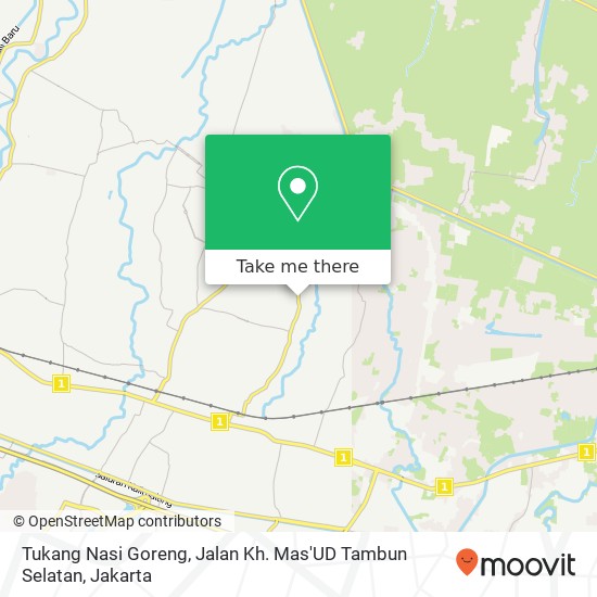 Tukang Nasi Goreng, Jalan Kh. Mas'UD Tambun Selatan map