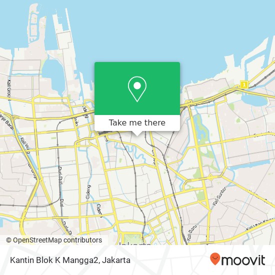 Kantin Blok K Mangga2 map