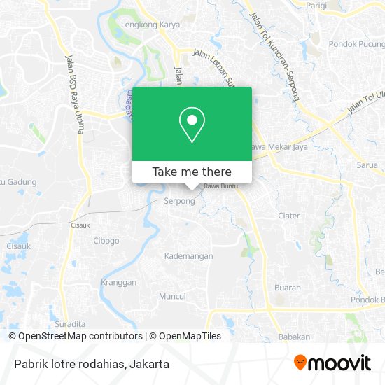 Pabrik lotre rodahias map