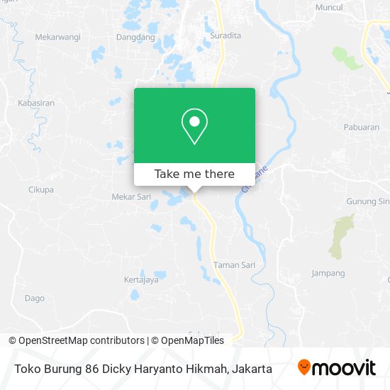 Toko Burung 86 Dicky Haryanto Hikmah map