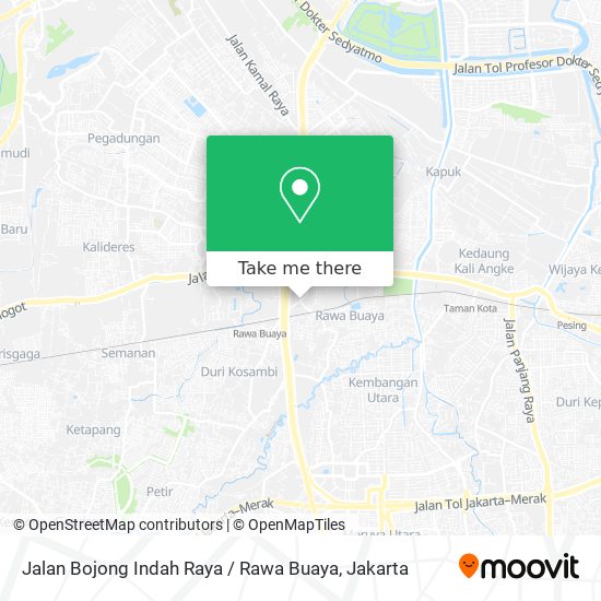 Jalan Bojong Indah Raya / Rawa Buaya map