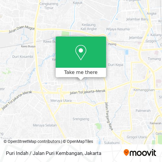 Puri Indah / Jalan Puri Kembangan map