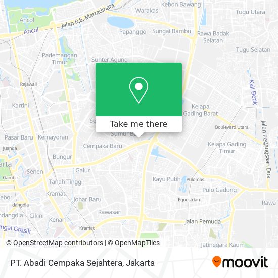 PT. Abadi Cempaka Sejahtera map