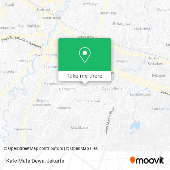 Kafe Mata Dewa map