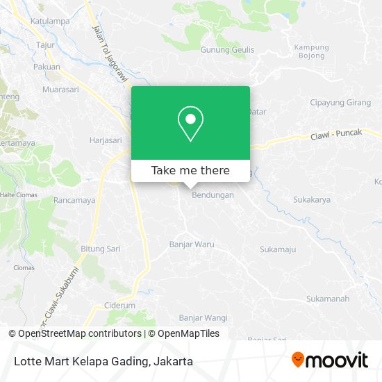 Lotte Mart Kelapa Gading map