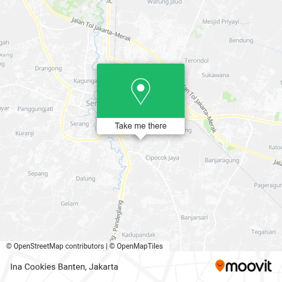 Ina Cookies Banten map