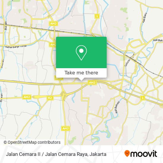 Jalan Cemara II / Jalan Cemara Raya map