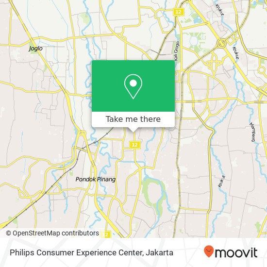 Philips Consumer Experience Center map