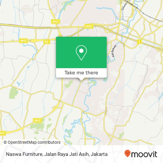 Naswa Furniture, Jalan Raya Jati Asih map