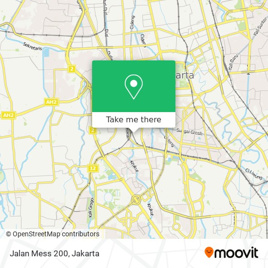 Jalan Mess 200 map