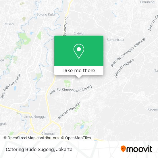 Catering Bude Sugeng map