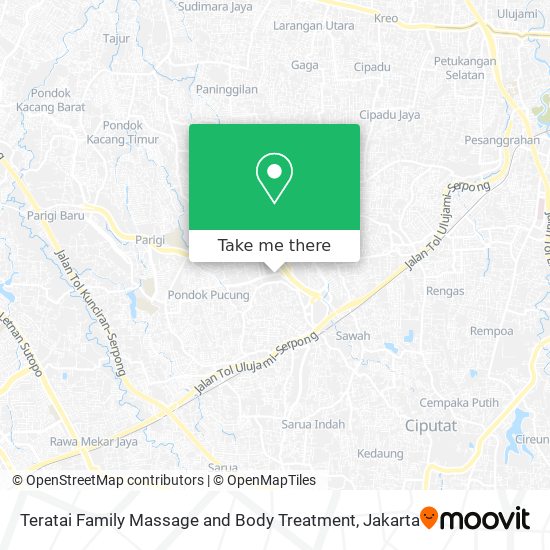 Teratai Family Massage and Body Treatment map
