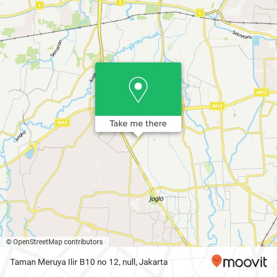 Taman Meruya Ilir B10 no 12, null map