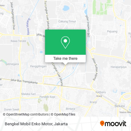 Bengkel Mobil Enko Motor map