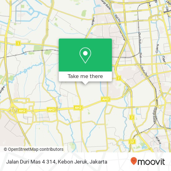 Jalan Duri Mas 4 314, Kebon Jeruk map