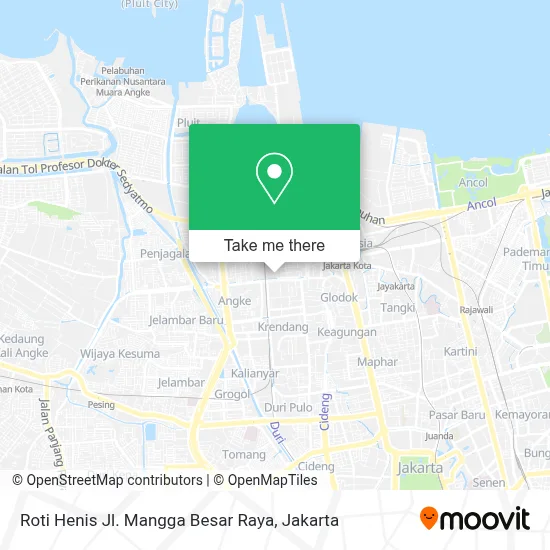 Roti Henis Jl. Mangga Besar Raya map