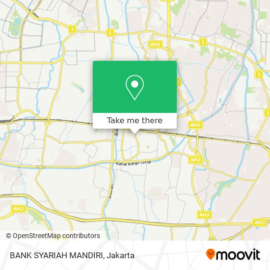 BANK SYARIAH MANDIRI map