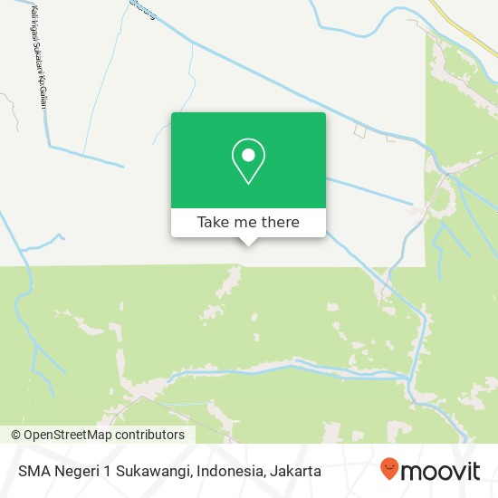 SMA Negeri 1 Sukawangi, Indonesia map