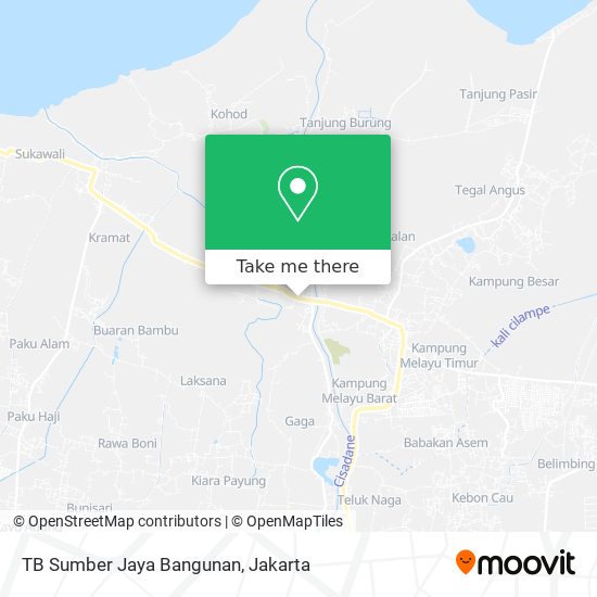 TB Sumber Jaya Bangunan map