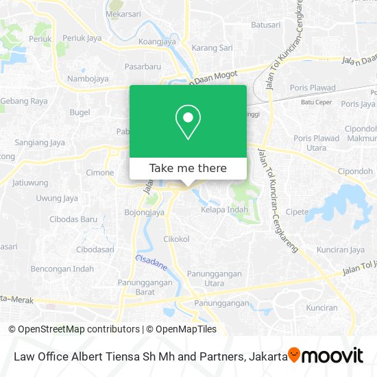 Law Office Albert Tiensa Sh Mh and Partners map