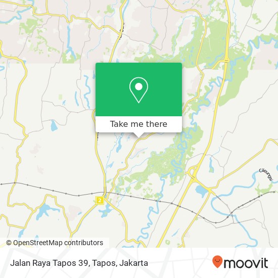 Jalan Raya Tapos 39, Tapos map